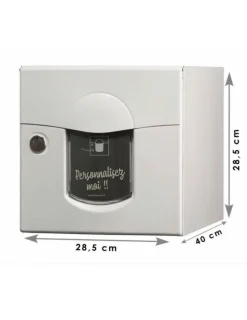 RENZ - Boite aux lettres solea 1 porte blanc mat - renz
