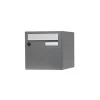 RENZ - Boîte aux lettres normalisée 2 portes extérieur acier gris brillant planète - renz