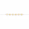 RICO DESIGN - 165 perles centre coeur 5 x 7 mm - doré