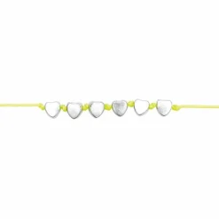 RICO DESIGN - 165 perles coeur 5 x 7 mm - argent
