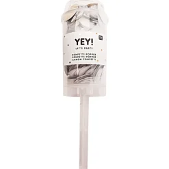 RICO DESIGN - Canon popper Confettis blanc 8g - 175 x 45 x 45 mm