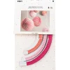 RICO DESIGN - Lampions (x3) en papier rose D.27 cm, 22,5 cm et 18,5 cm