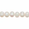 RICO DESIGN - Perles d'eau douce nacrées - blanc - 12 mm