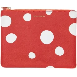 RICO DESIGN - Étui shrooom taille l rouge à pois - design amanite tue-mouches