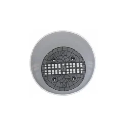 RIVIERA - Bac à fleurs rond - plastique ø 36 cm - bleu