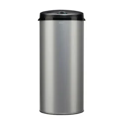 ROSSIGNOL - Rossignol poubelle 45l gris métal - 93612