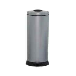 ROSSIGNOL - Rossignol poubelle à pédale 30l gris métal - 94067