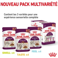 ROYAL CANIN - Bouchées en sauce chat Adulte Sensory Taste 12x85g
