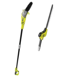 RYOBI - Ensemble élagueuse et taille-haie électriques sur perche Rp750450