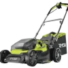 RYOBI - Tondeuse a gazon - poussée hybride 36v (alimentation par 2 batteries one+™) - coupe 37 cm + 2 batteries 5 ah & charg. - ry