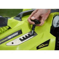 RYOBI - Tondeuse Electrique 1800 W – 40 cm