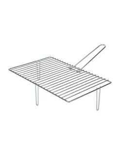 SAUVIC - Gril zincé à 3 pieds pour cheminées. 46,6x28cm
