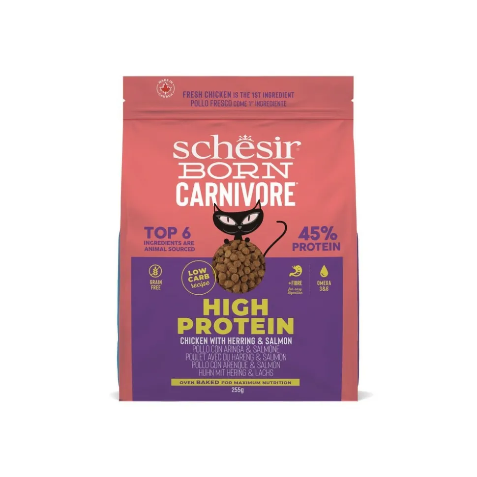SCHESIR - Croquette chat poulet et hareng - schesir born carnivore 255 g