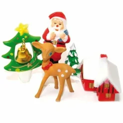 SCRAPCOOKING - 20 décorations en plastique pour gâteau de noël