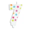 SCRAPCOOKING PARTY - Bougie d'anniversaire chiffre 7