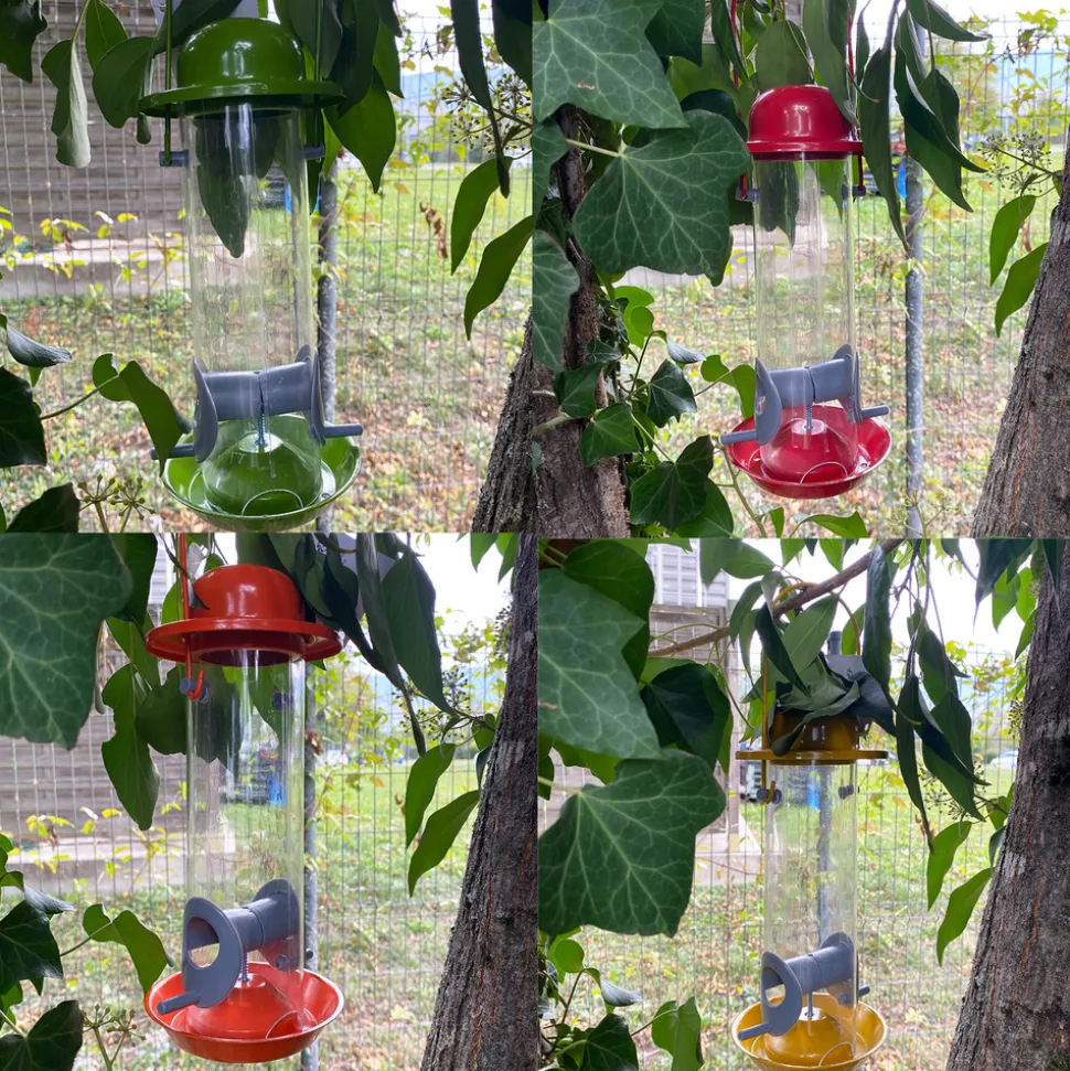 Silo à graines pour oiseaux