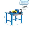 SIMONRACK - Etabli simonwork bt6l metal 1box 1800x735 bleu - 830x1800x730 600kg - simonrack