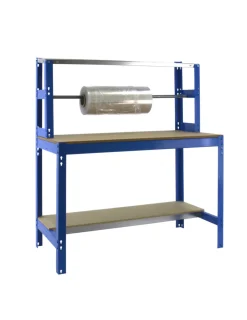 SIMONRACK - Etabli simonwork bt4 900 bleu/bois bleu/bois 1445x910x760 - simonrack