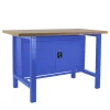 SIMONRACK - Etabli simonwork bt6 mdf cabinet 1800 bleu/bois bleu/mdf 865x1800x750 - simonrack
