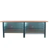 SIMONRACK - Etabli simonwork bt6 pro tandem laminate 10box 2600 an/h antracite/hêtre 865x2600x750 - simonrack