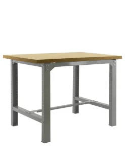 SIMONRACK - Etabli simonwork bt6 mdf 1500x750 gris/bois gris/mdf 865x1500x750 - simonrack