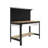 SIMONRACK - Etabli simonwork bt3 box 900 antracite/bois antracite/bois 1445x910x610 - simonrack