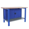 SIMONRACK - Etabli simonwork bt6 pro laminate cabinet 1500 bleu/hêtre bleu/hêtre 865x1500x750 - simonrack