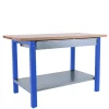 SIMONRACK - Etabli simonwork bt6 pro laminate 1box 1800 bleu/hêtre bleu/hêtre 865x1800x750 - simonrack