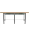 SIMONRACK - Etabli simonwork bt6 mdf tandem 2box 2100 gris/bois gris/mdf 865x2100x750 - simonrack