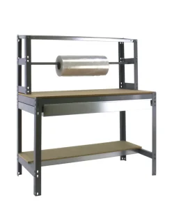SIMONRACK - Etabli simonwork bt4 box 1200 gris/bois gris/bois 1445x1210x760 - simonrack