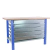 SIMONRACK - Etabli simonwork bt6 pro laminate 5box 1200 bleu/hêtre bleu/hêtre 865x1200x750 - simonrack