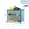 SIMONRACK - Etabli simonwork bt5 box6 1500 bleu/bois - 842x1510x760 600kg - simonrack