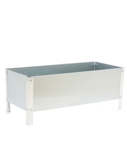 SIMONRACK - Jardinière simongarden urban 410x900x400 blanc/galva-100l blanc/galva 410x900x400 - simonrack