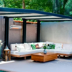 SINED - Chauffage de terrasse infrarouge argente 2000w sined caldo i box