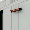 SINED - Chauffage infrarouge cristal noir sined caldo vetro nero 2000