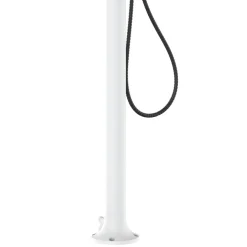 SINED - Douche blanche alu led capteur 3 jets usage interieurexterieur