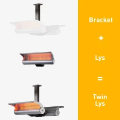 SINED - Poêle de plafond infrarouge sined 4000