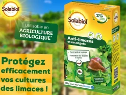SOLABIOL - Solabiol anti-limaces & escargots - 2x750g - granulés - résistant à la