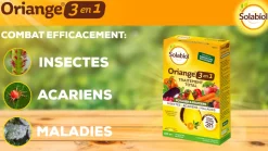 SOLABIOL - Solabiol anti-limaces 750g + traitement oriange 3 en 1 - insectes acar