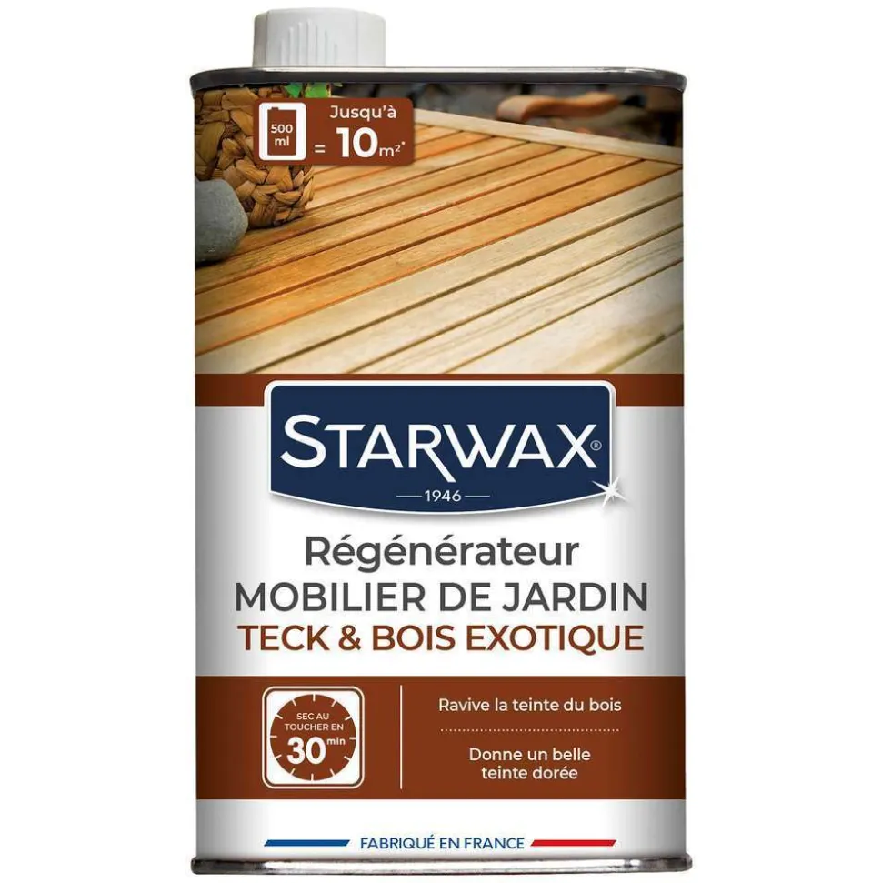 STARWAX - Régénérateur teck et bois exotiques 500ML