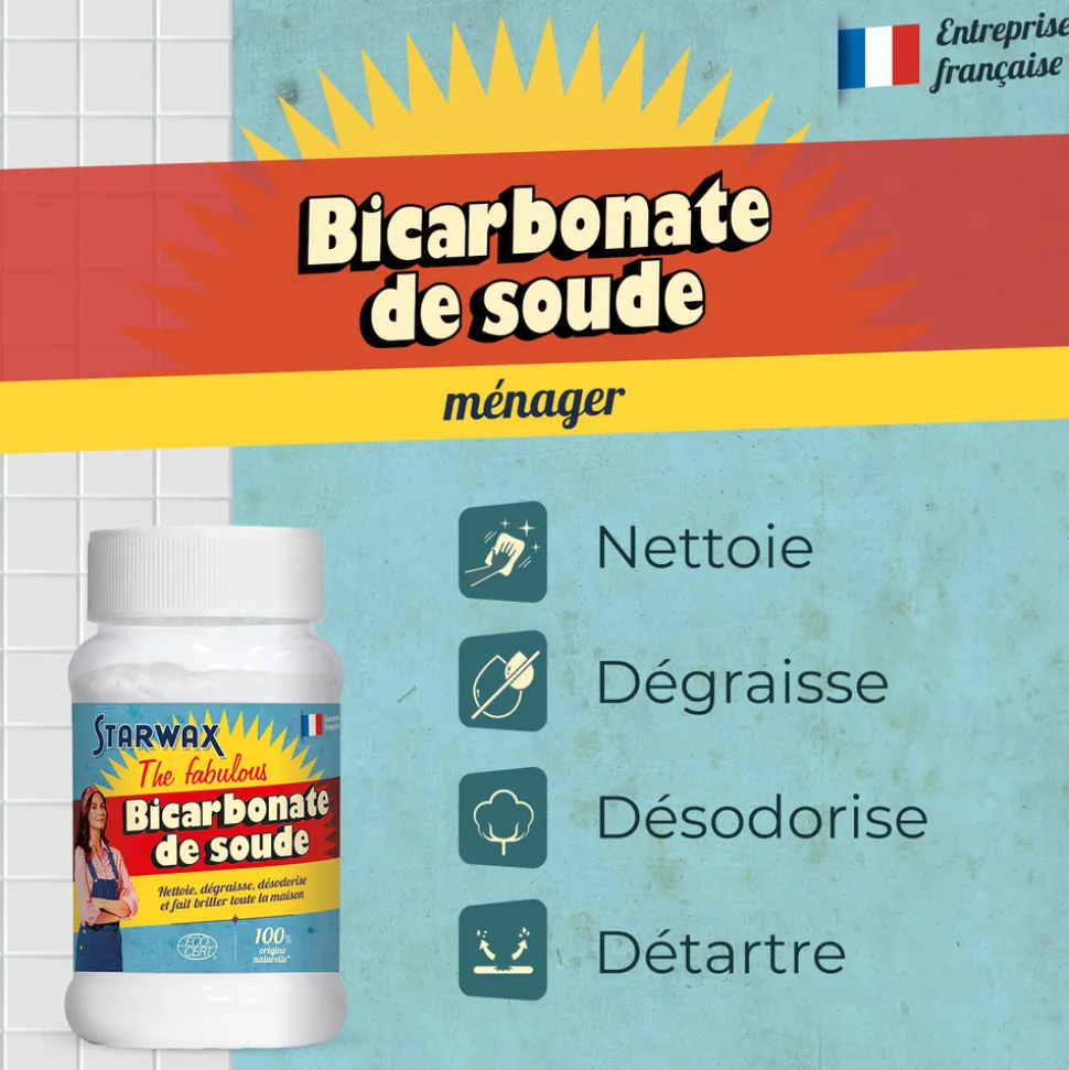 STARWAX THE FABULOUS - Bicarbonate de soude 500gr Fabulous