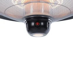 SUNRED - Chauffage avec télécommande sirius 2100 w halogène noir ce09b
