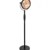 SUNRED - Chauffage sur pied indus 2100 w halogène noir