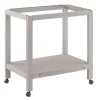 Supports pour cages à oiseaux ferplast sumet 65 wood support en bois avec roues