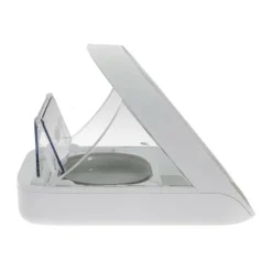 Surefeed distributeur de nourriture a puce electronique blanc pour chat et chien - pour croquettes ou alimentation humide