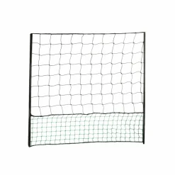SWEEEK - Kit filet clôtures pour poules 24m avec 8 piquets double pointes. Modulable. Porte d'accès. Sardines incluses