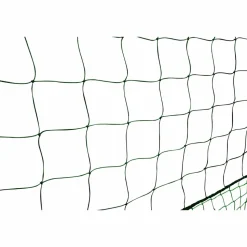 SWEEEK - Kit filet clôtures pour poules 50m avec 14 piquets double pointes. Modulable. Porte d'accès. Sardines incluses