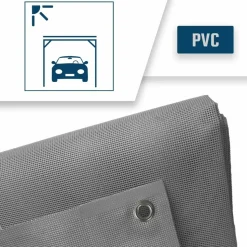 TECPLAST - Bâche carport micro-perforée tecplast mp460cp 3x6 m - grise - garantie 5 ans