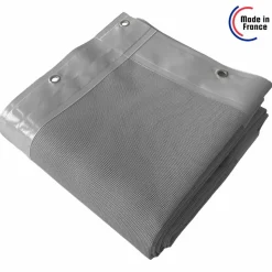 TECPLAST - Bâche micro-perforée tecplast mp460mu 4x5 m - grise - garantie 5 ans