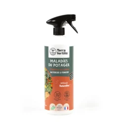 TERRA FERTILIS - Traitement maladie du potager - prêt à l'emploi 1L - mildiou, oïdium, botrytis, rouille